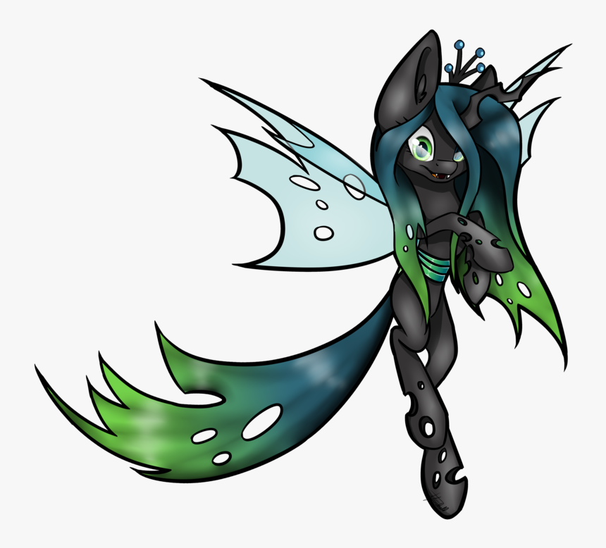 Flyingfireball, Flying, Queen Chrysalis, Safe, Simple - Cartoon, HD Png Download, Free Download