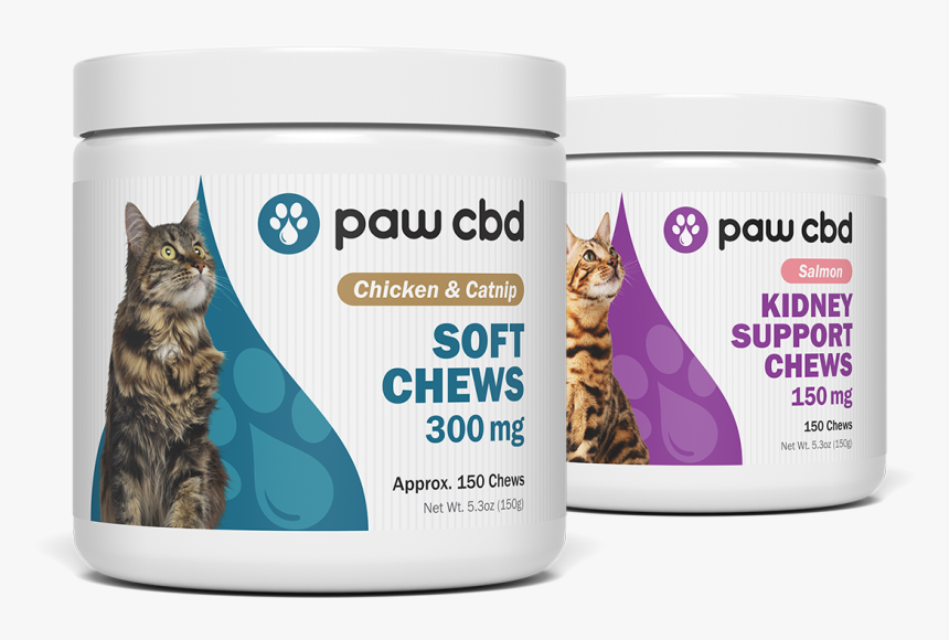 Paw Cbd Cat Chews Kidney Support, HD Png Download, Free Download