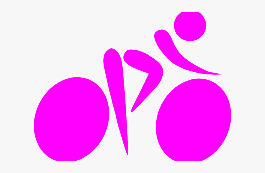 Cycling Clipart Pink Bicycle - Gran Fondo Baie Sainte Marie, HD Png Download, Free Download