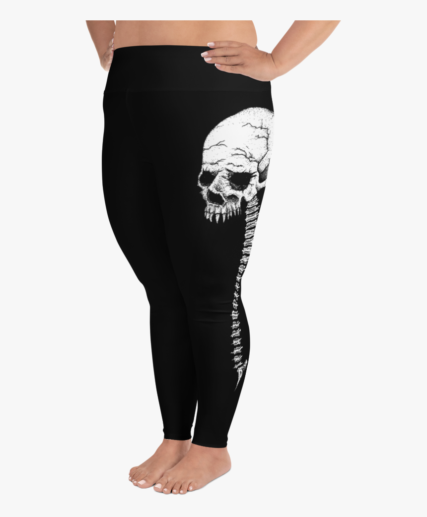 Spineskull Png Finishedvector Logo White Moon Phrase - Leggings, Transparent Png, Free Download