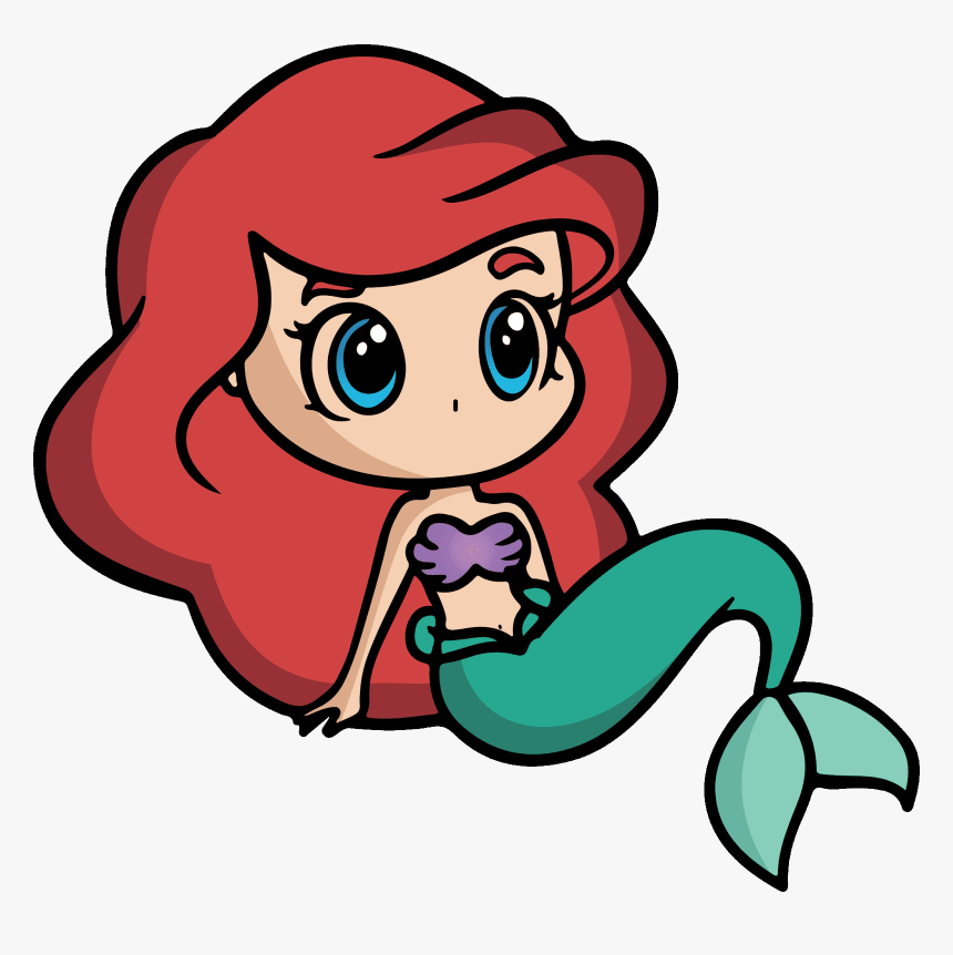 Draw Ariel Chibi, HD Png Download - kindpng