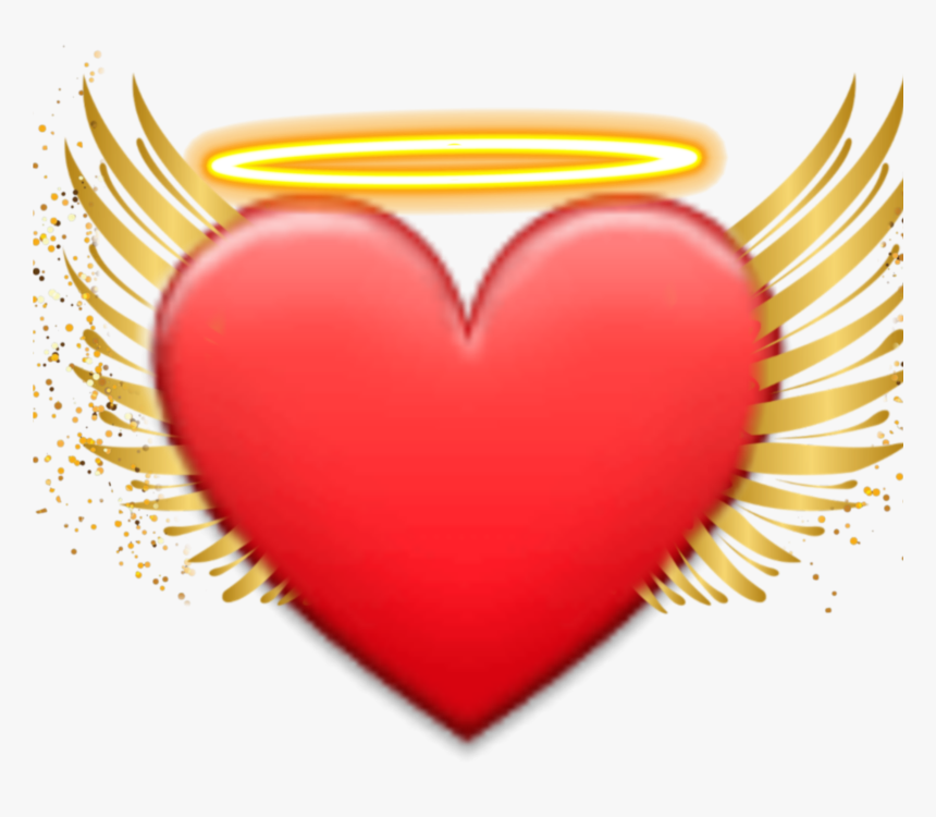 #angelheart #angel #heart - Wings Png For Editing, Transparent Png, Free Download