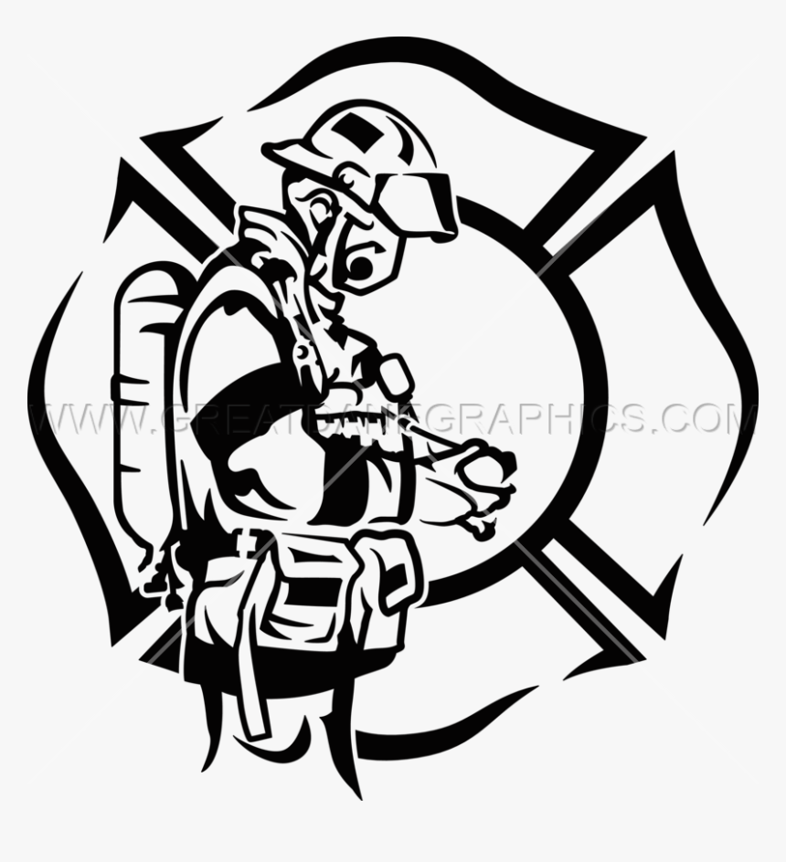 Fireman Drawing Cute Huge Freebie Download For Powerpoint - Firefighter, HD Png Download, Free Download