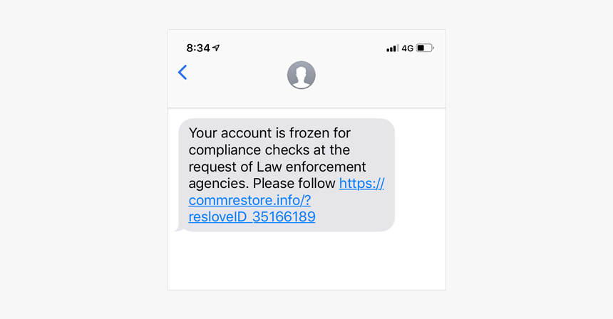 Frozen Bank Account Message, HD Png Download, Free Download