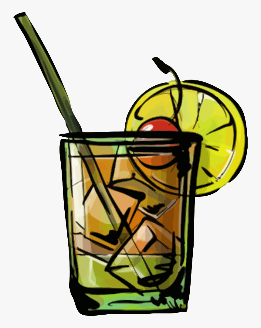 Whiskey Sour Cocktail - Whiskey Sour Clipart, HD Png Download, Free Download