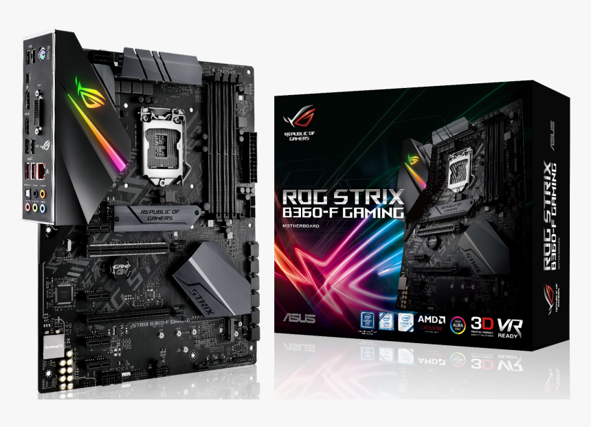 Asus Rog Strix B360 F Gaming Image - Asus Rog Strix B360 F Gaming Atx, HD Png Download, Free Download