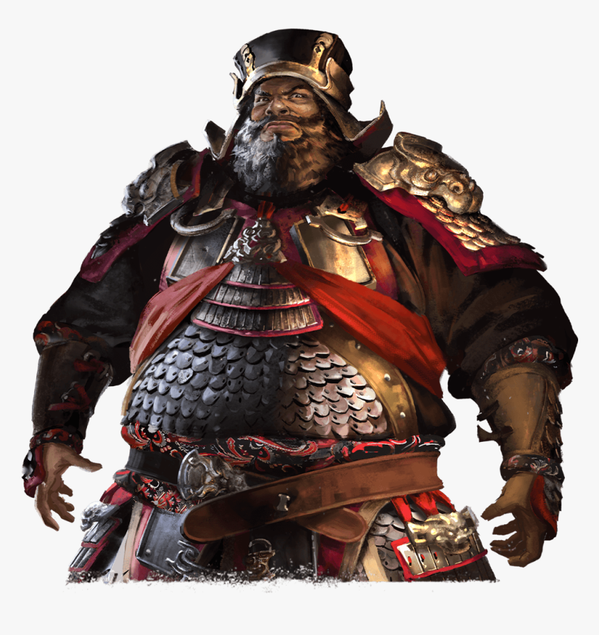 Transparent Viking Beard Png - Total War Three Kingdoms Dong Zhuo, Png Download, Free Download