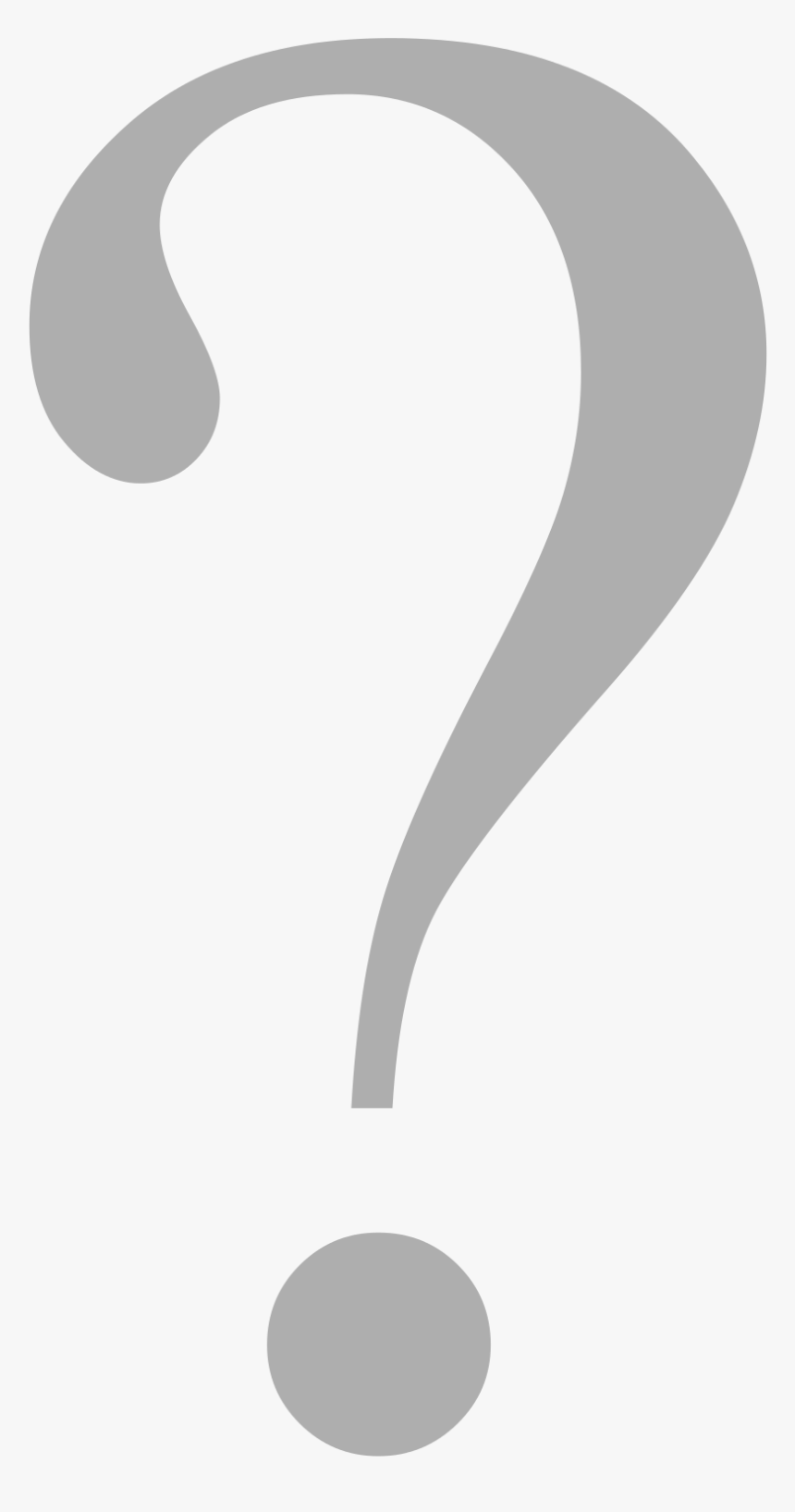 Com White Question Mark Png 25667 - Grey Question Mark Png, Transparent Png, Free Download