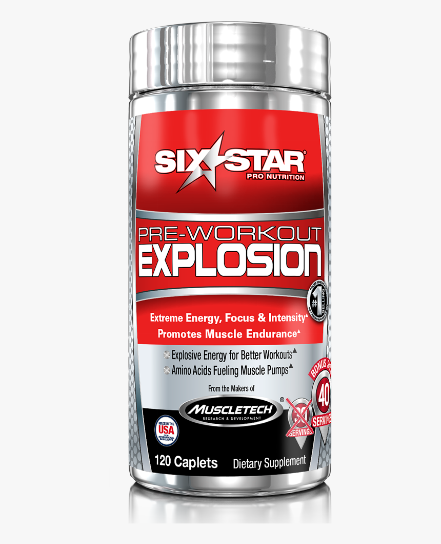 Six Star Explosion Pill - Carmine, HD Png Download, Free Download