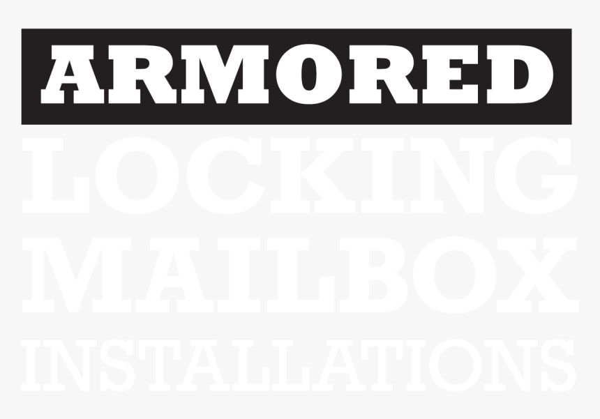 Armored Locking Mailbox Installations, HD Png Download, Free Download