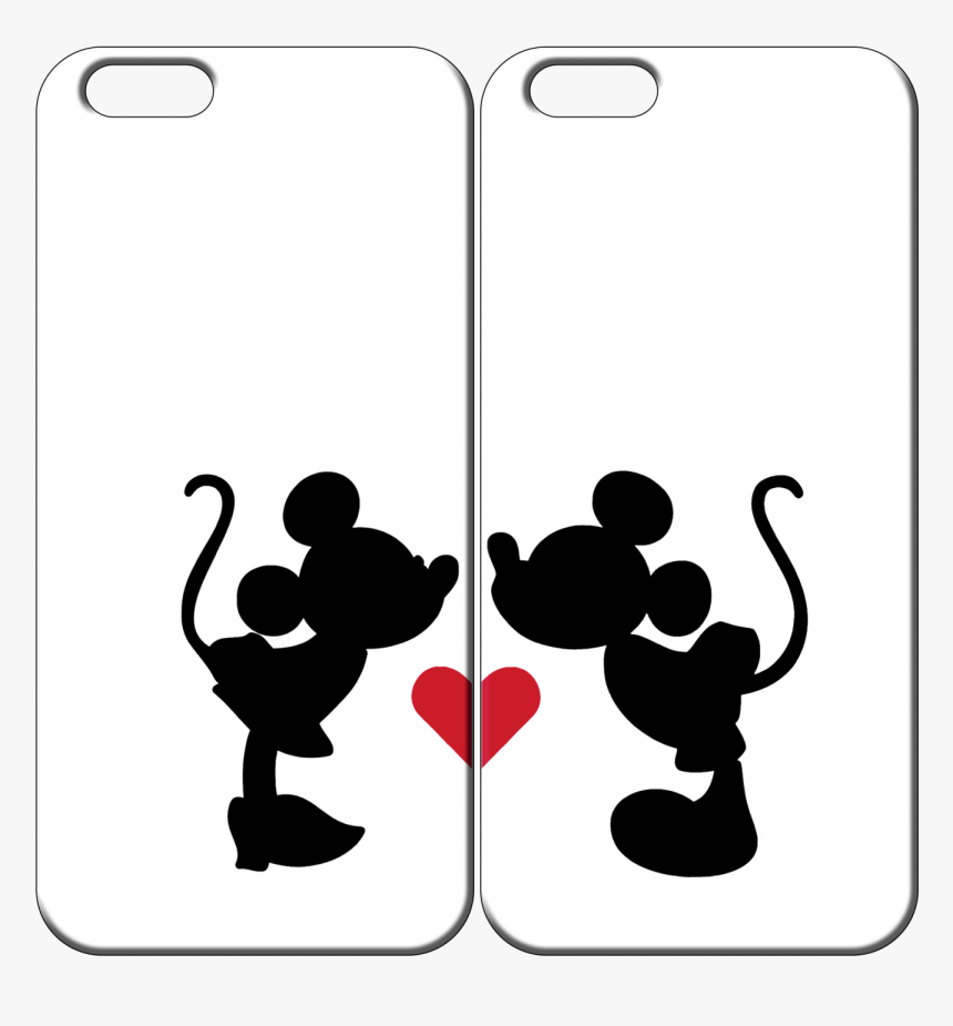 Minnie Mouse Mickey Mouse Silhouette The Walt Disney - Minnie And Mickey Love, HD Png Download, Free Download