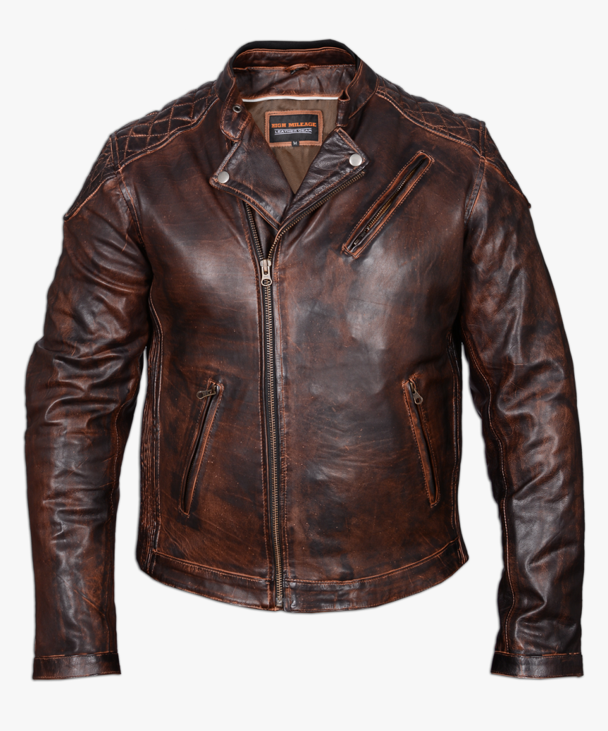 Leather Jacket Png - Mens Classic Leather Jacket, Transparent Png - kindpng