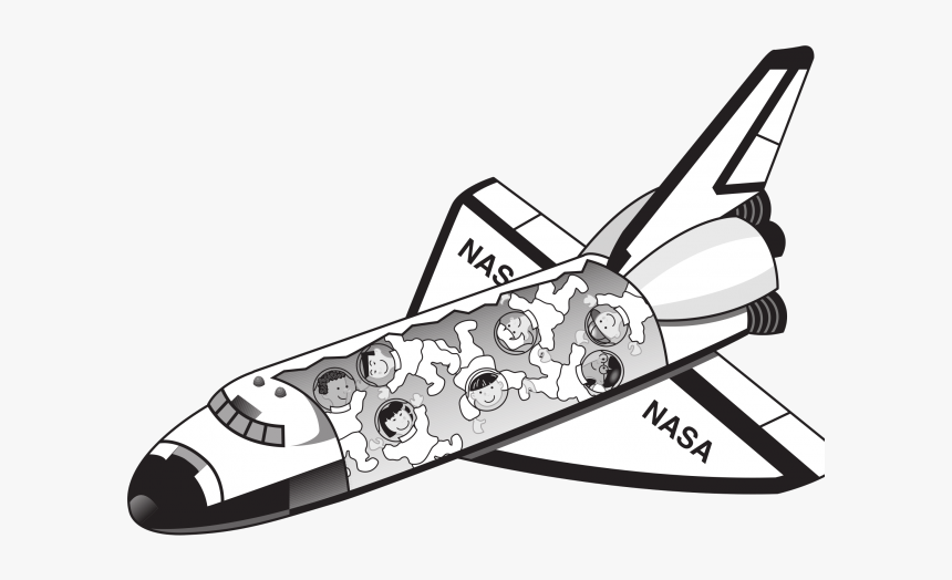 Clip Art Space Ship Cartoon, HD Png Download, Free Download