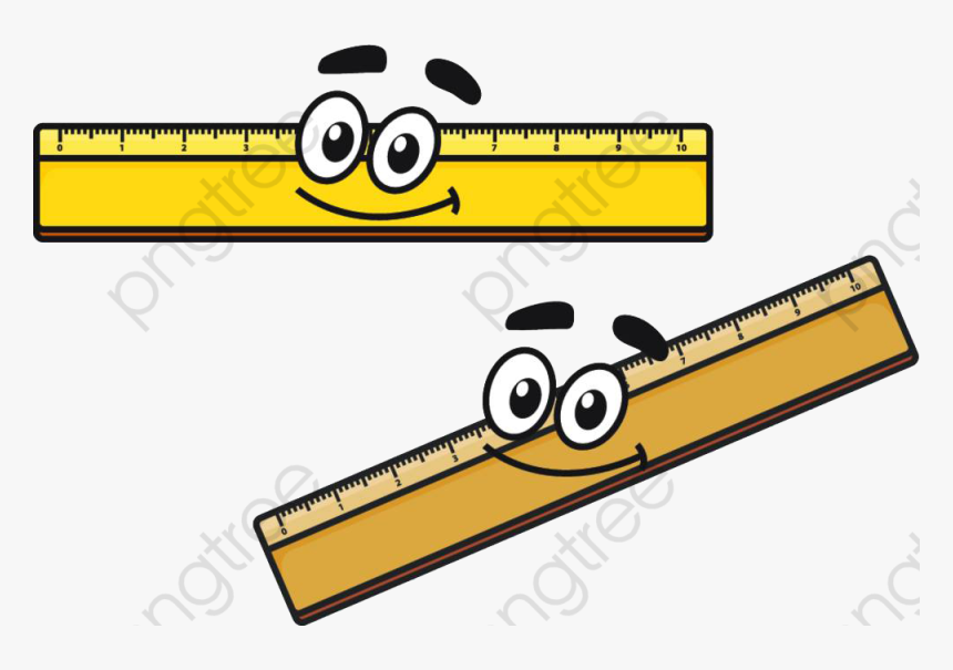 Ruler Clipart Cartoon - Cartoon Ruler Clipart, HD Png Download, Free Download