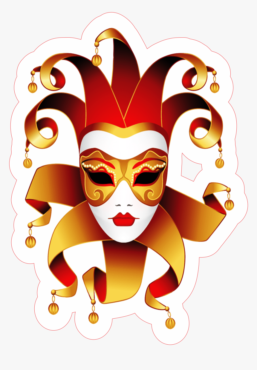 Carnival Mask Cartoon, HD Png Download, Free Download