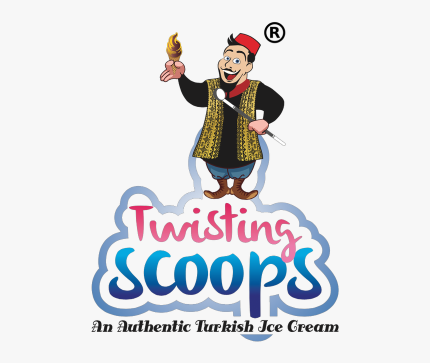 Turkey Eating Ice Cream Clipart Vector Library Library - Turkish Ice Cream Logo, HD Png Download, Free Download