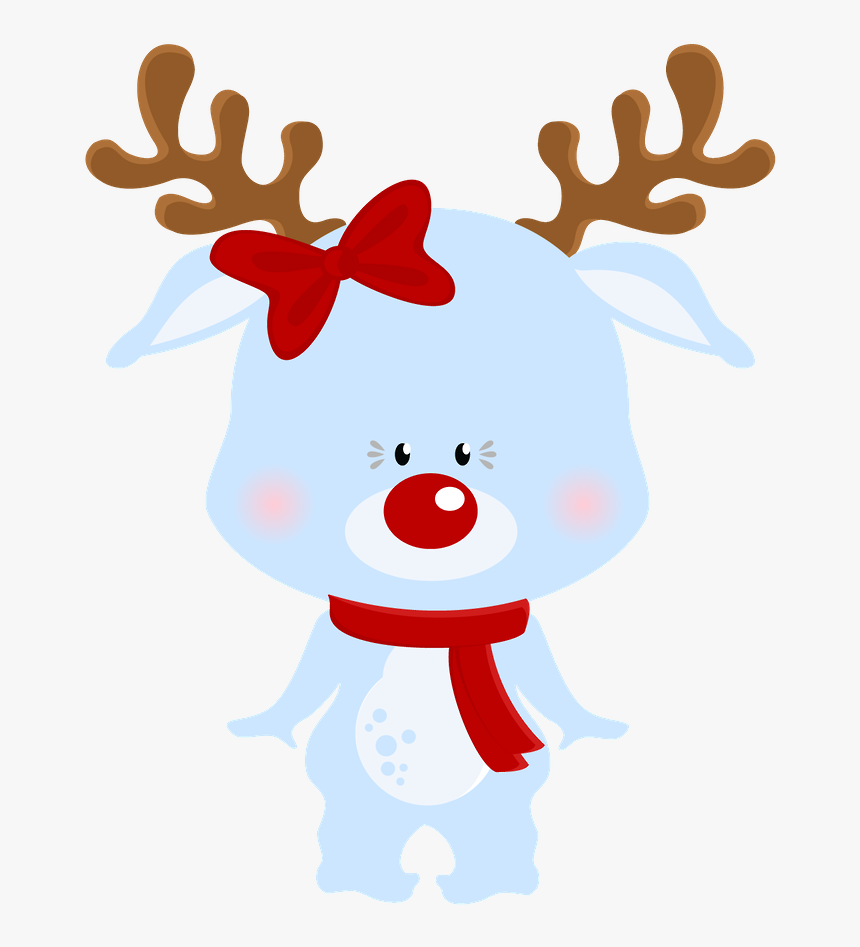 Girls Clipart Reindeer - Natal Minus, HD Png Download, Free Download