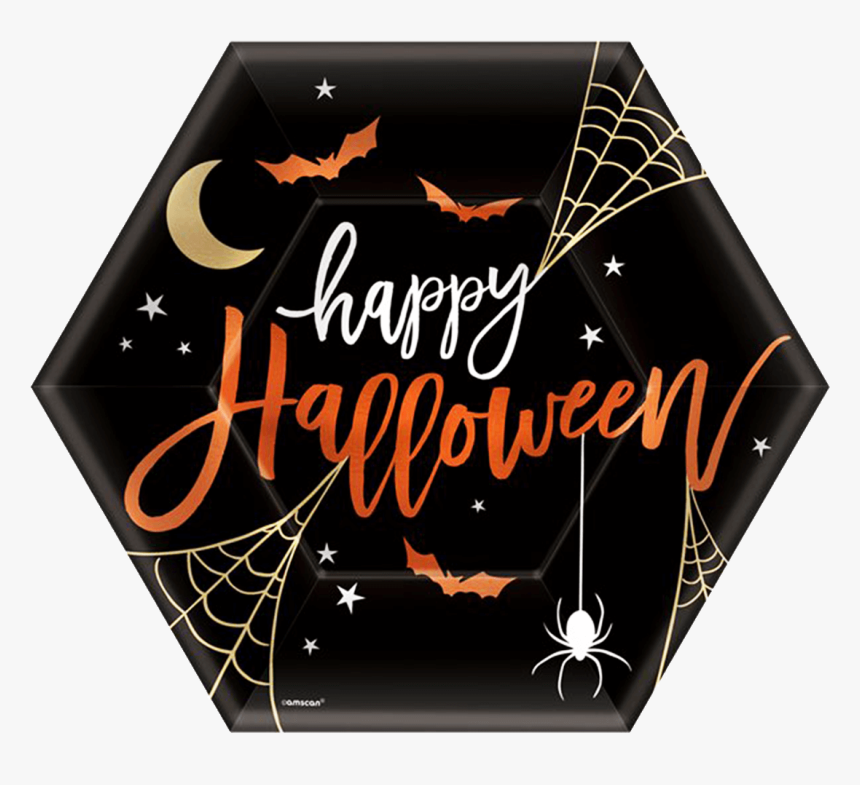 Happy Halloween Plate - Plate, HD Png Download, Free Download