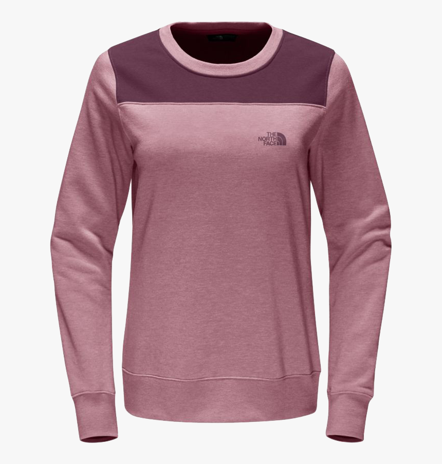 The North Face Women"s Pinky Fleece Crew Foxglove Pink - Long-sleeved T-shirt, HD Png Download, Free Download