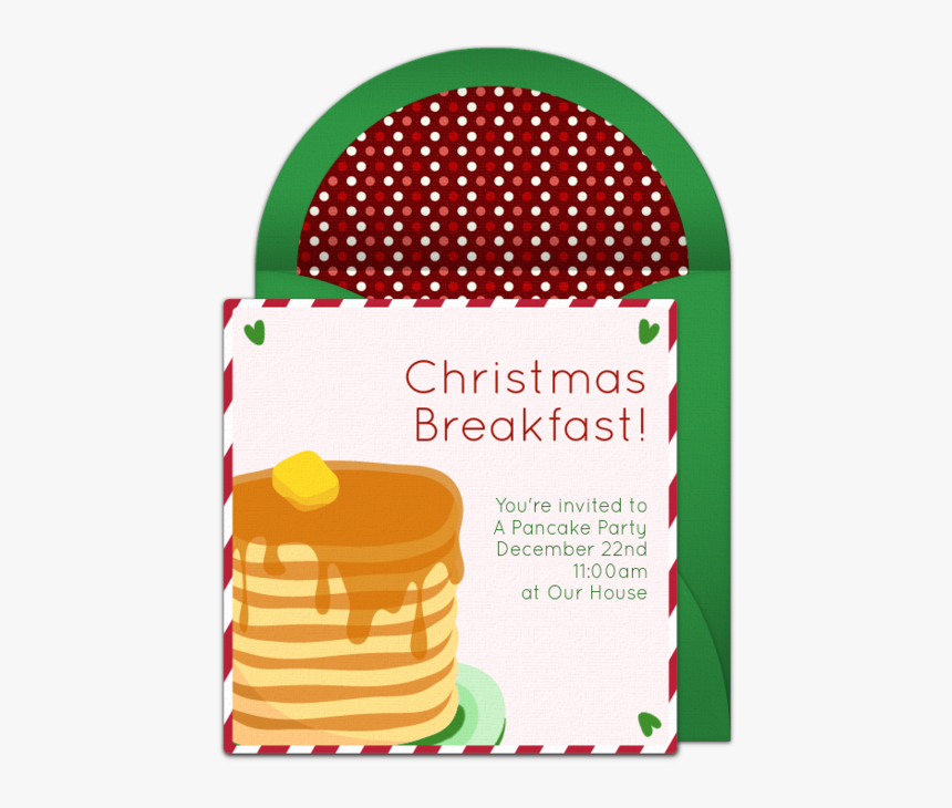 Free Pancake Birthday Invitations, HD Png Download, Free Download