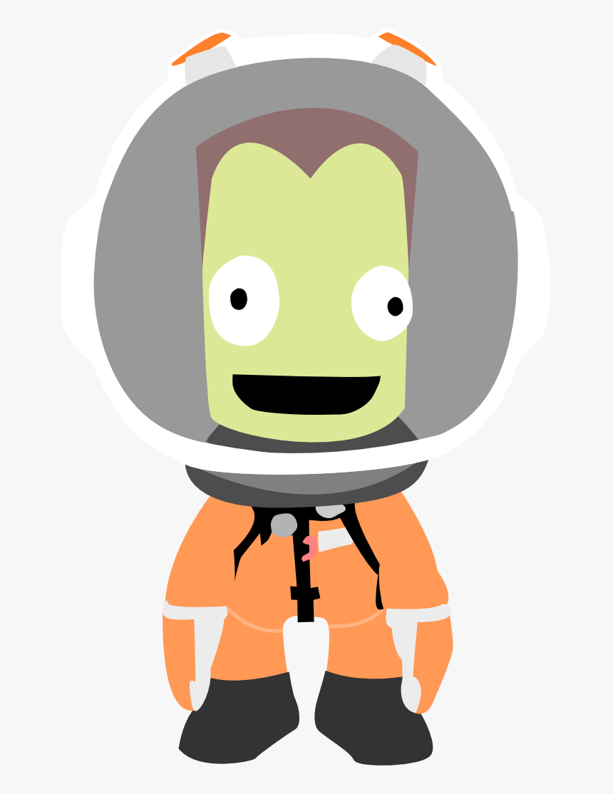 Astronaut Vector Png - Transparent Png Clipart Kerbal, Png Download, Free Download