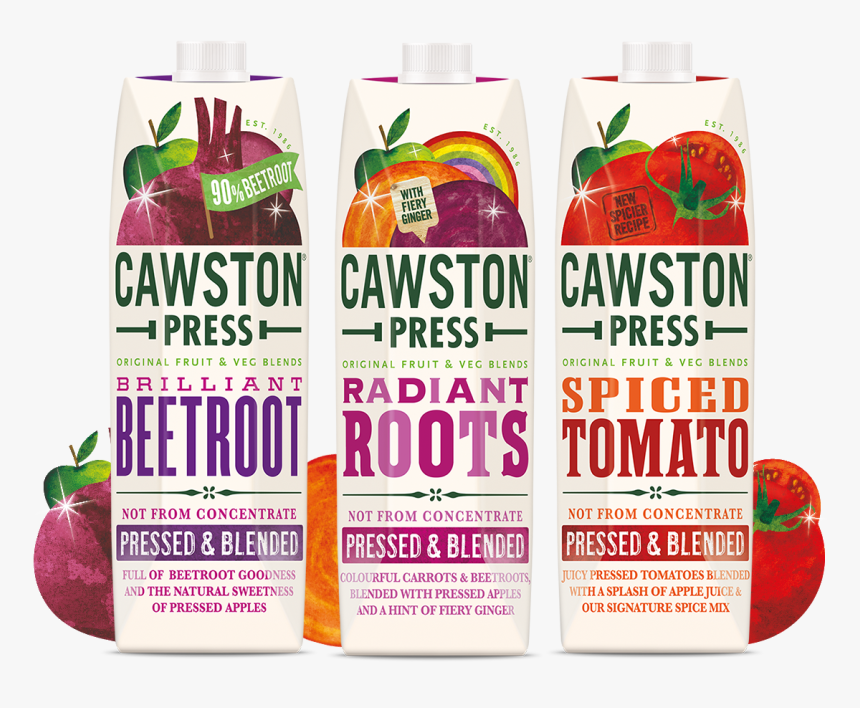 Cawston Press Brilliant Beetroot 1ltr , Png Download - Strawberry, Transparent Png, Free Download