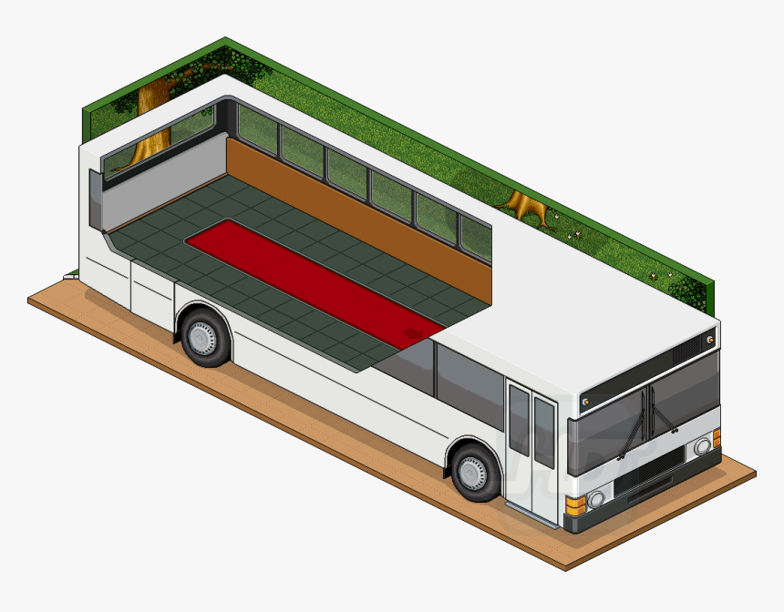 1400439752 - Habbo Bus Bg, HD Png Download, Free Download