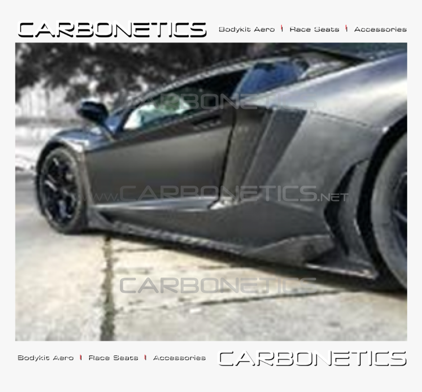 2011 2014 Lamborghini Aventador Lp700 Lp720 Bkss - Aventador 2015 Side Skirts Carbon Fiber, HD Png Download, Free Download