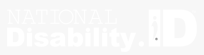 National Disability Id Logo Wh - Graphic Design, HD Png Download, Free Download