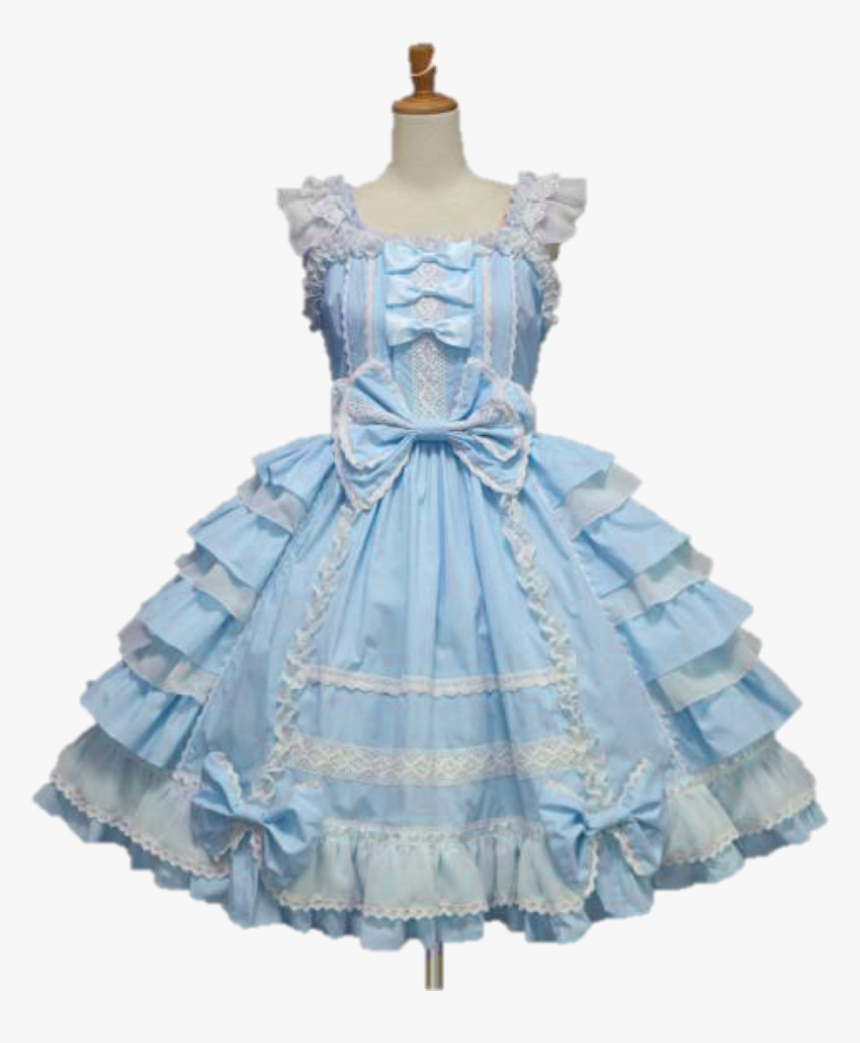 Baby Blue Lolita Dress, HD Png Download, Free Download