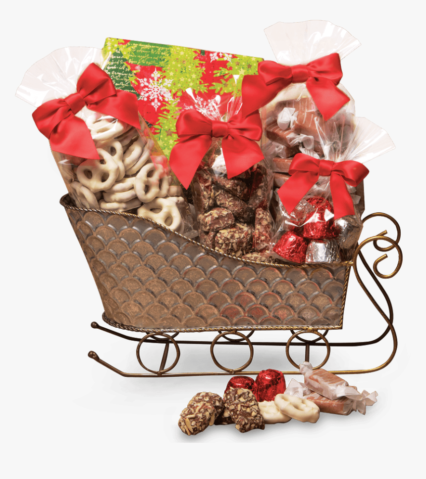 Small Holiday Gift Basket - Mishloach Manot, HD Png Download, Free Download