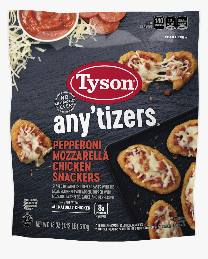 Tyson Any'tizers Pepperoni Mozzarella Chicken Snackers, HD Png Download, Free Download