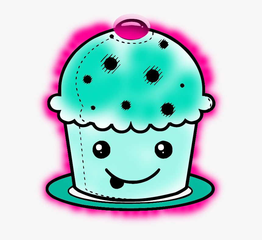 Clipart Lucu Png - Happy Cupcake Logo, Transparent Png, Free Download