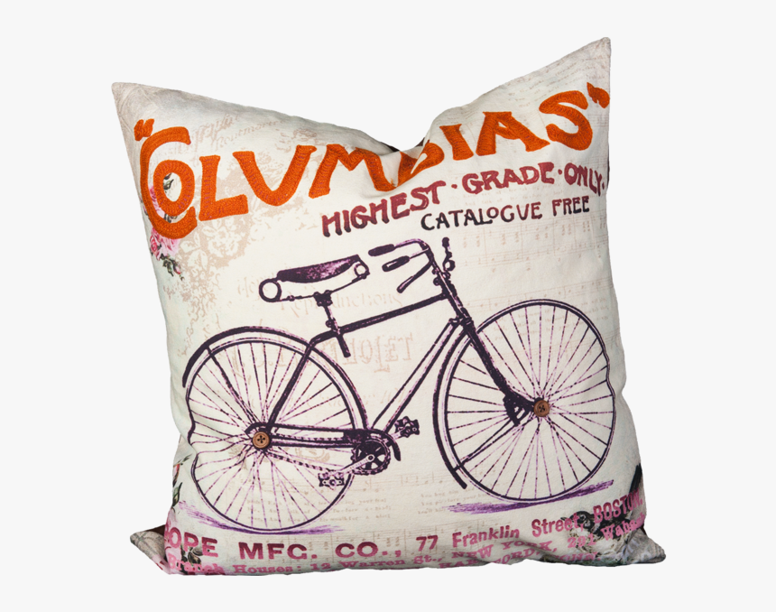 Columbias Bike Pillow, Bohemia Pillow - Throw Pillow, HD Png Download, Free Download