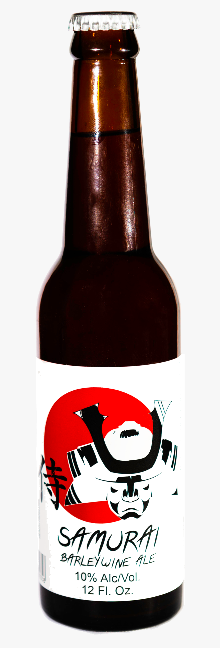 Samurai Bottle Shot - Beer Bottle, HD Png Download, Free Download