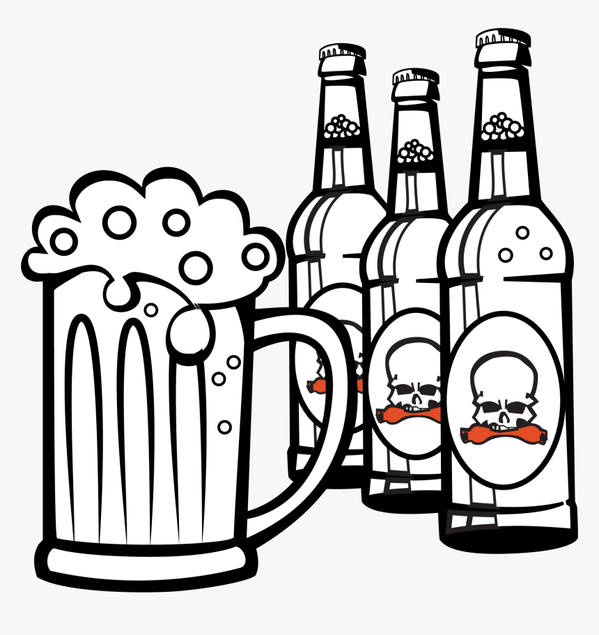 Beer Garden Vendors - Beer Glass And Bottle Cartoon, HD Png Download, Free Download