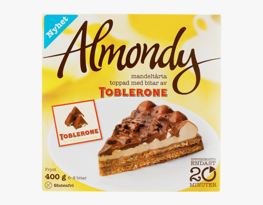 Almondy Toblerone Terta 400gr - Chocolate, HD Png Download, Free Download