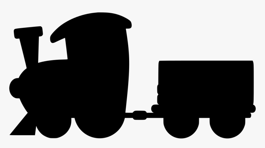 Train Wagon Toy Silhouette Png, Transparent Png, Free Download