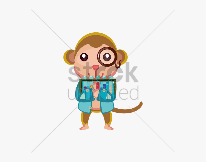 Transparent Test Tube Clipart - Scientist Thinking Cartoon For Draw, HD Png Download, Free Download