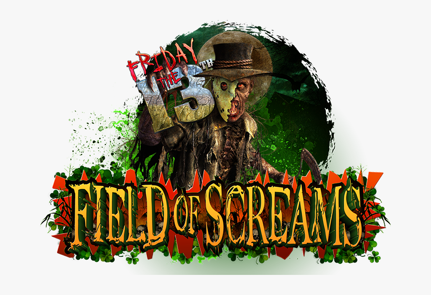 Field Of Screams Logo For Friday The 13th In March - Graphic Design, HD Png Download, Free Download