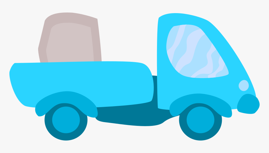 Blue Truck - Truck, HD Png Download, Free Download