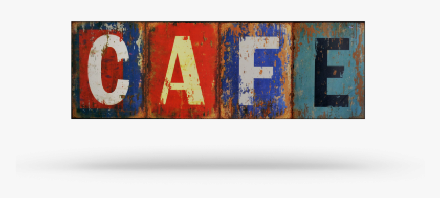 Café Metal Wall Plaque, Aged Finish By Maisons Du Monde - Visual Arts, HD Png Download, Free Download