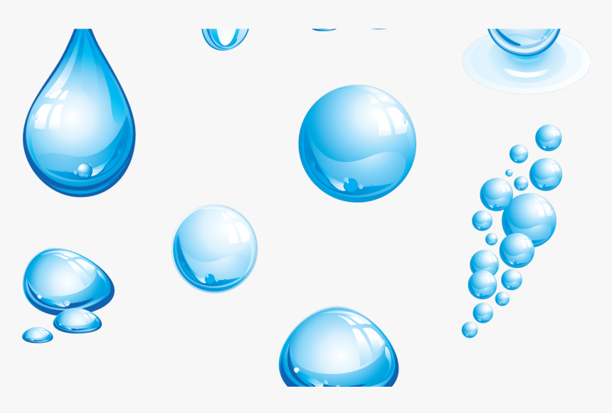 Water Drops Images Png Clipart , Png Download - Blue Water Droplets Transparent Background, Png Download, Free Download