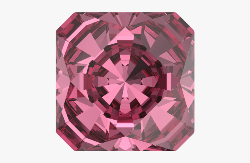 Swarovski 4499 Kaleidoscope Square Fancy Stone Rose - 4499 Fancy Stone Siam Swarovski, HD Png Download, Free Download