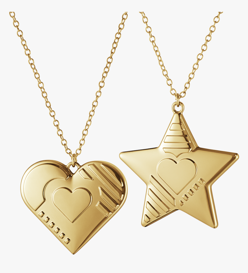 2019 Ornament Set, Heart And Star - Heart And Star Georg Jensen Ornaments, HD Png Download, Free Download