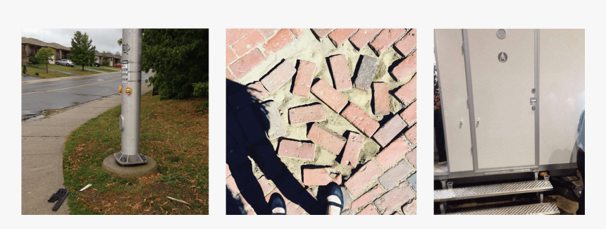 Three Photos Of Accessibility Problems - Brickwork, HD Png Download, Free Download