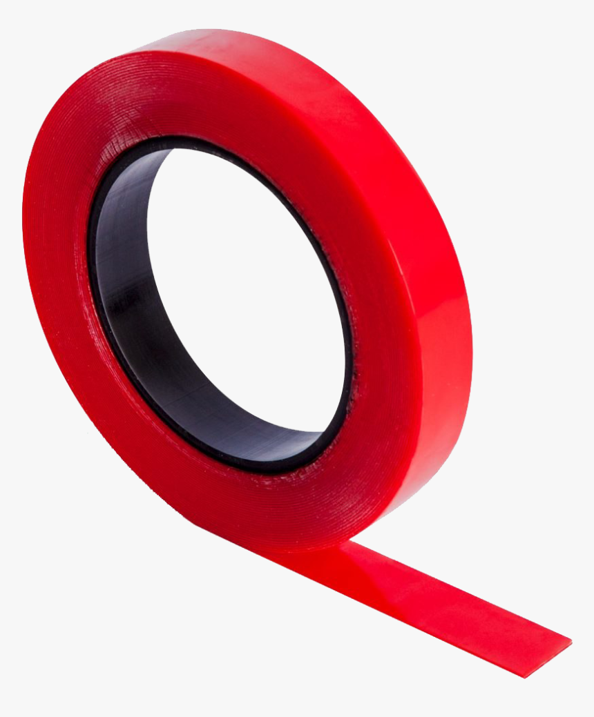 Adhesive Tape Png File - Red Double Sided Bonding Tape, Transparent Png, Free Download