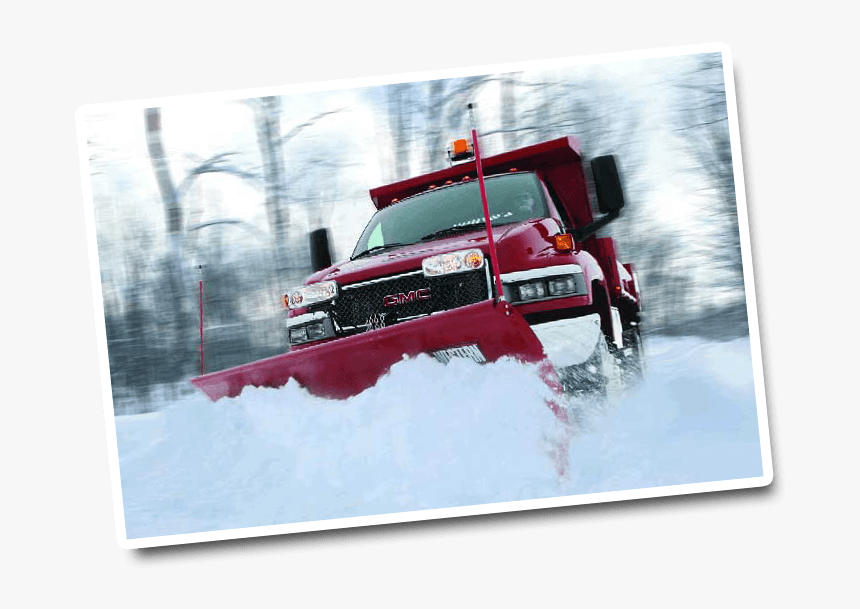 Snow Removal Freeport Il - Snow Plowing Red Truck, HD Png Download, Free Download