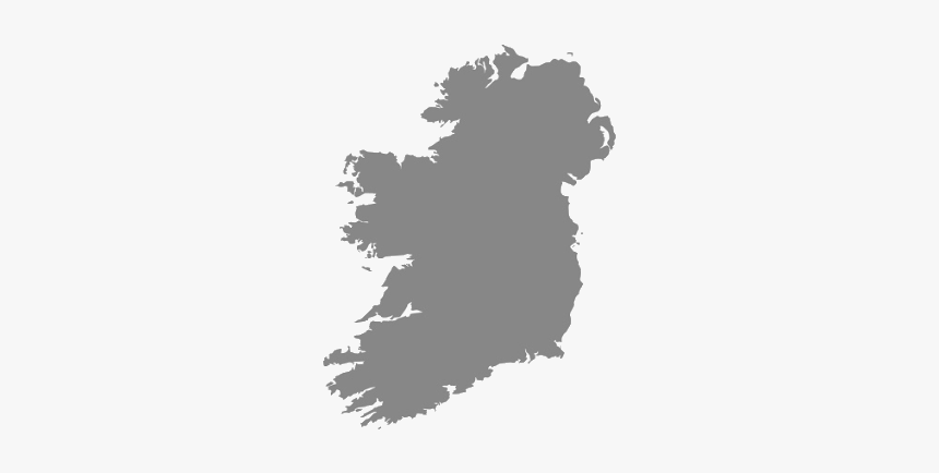 Ireland - Simple Outline Map Of Ireland, HD Png Download, Free Download