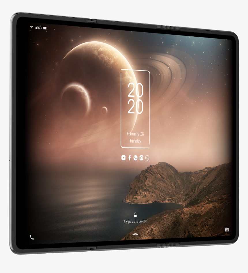 The Full Size Tablet Has A Large 10 Inch Screen, HD Png Download, Free Download